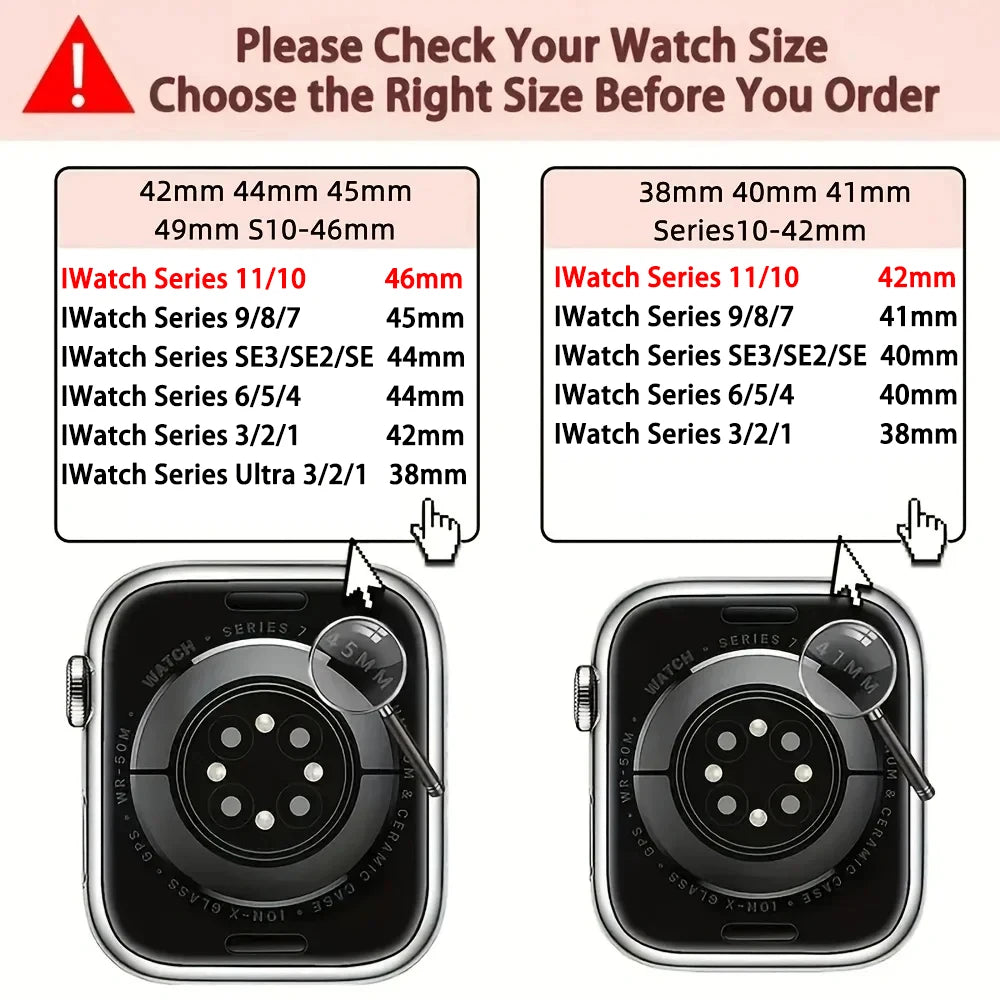 Milanese Loop Strap For Apple watch Band 46mm 44mm 45mm 42mm 40mm 41mm Correa Bracelet iWatch Series 11 10 9 8 SE 7 6 5 Ultra 2